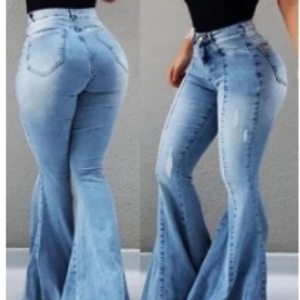 Bell Bottom Jean's with Pockets